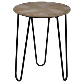 A&B Home Prescott Round Side Table - Set Of 2