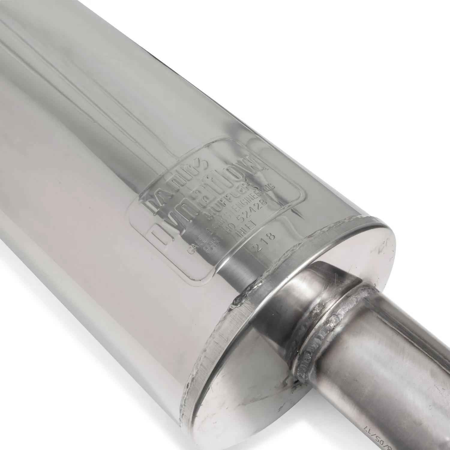 Banks Power 52428 Muffler; 3.5 X 3.5 S/S-1998-04 Ford 5.4/6.8L Truck