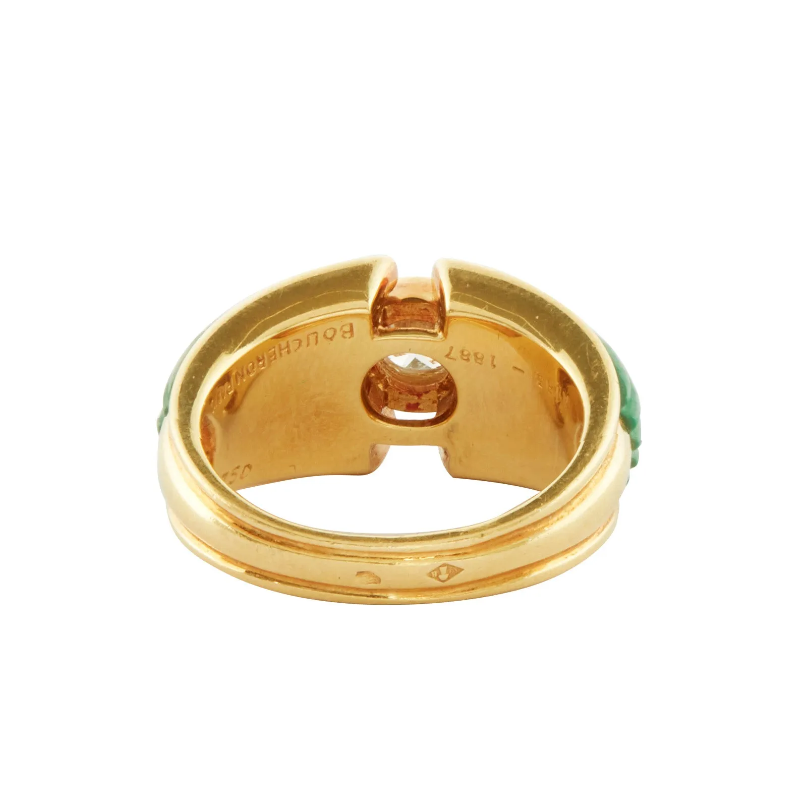 Boucheron Ring - Malachite and Diamond