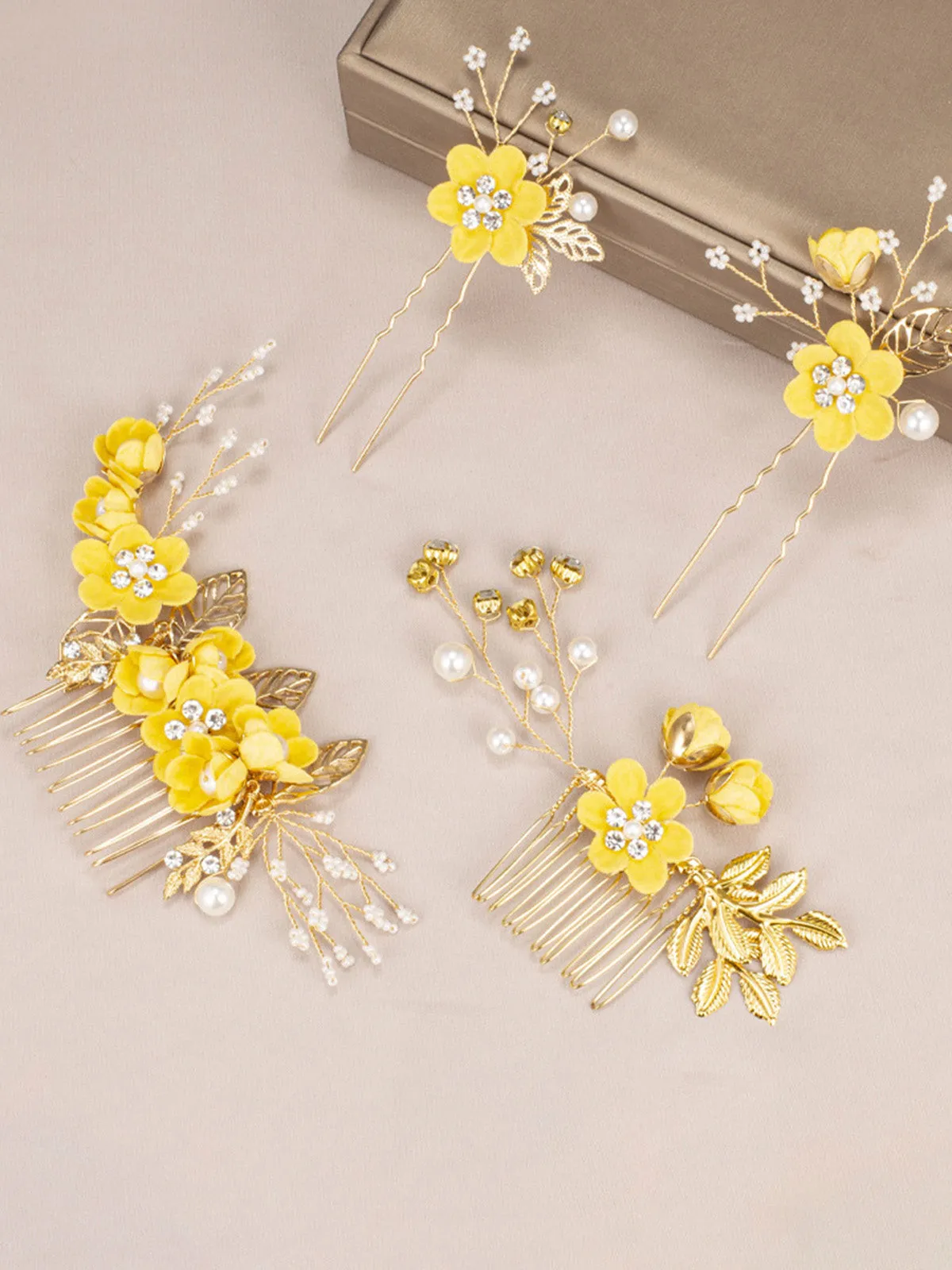Bridal Haircomb HariPin Set