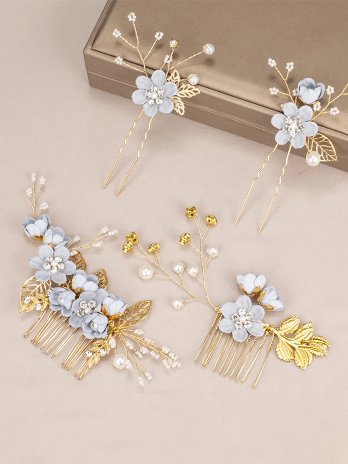 Bridal Haircomb HariPin Set