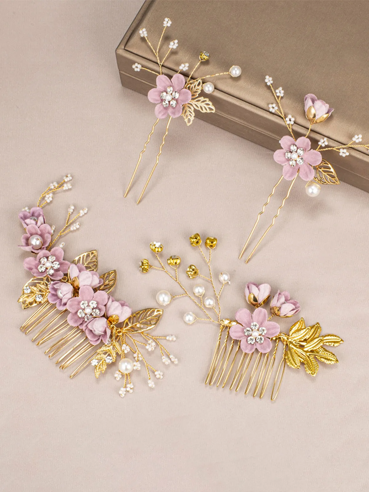 Bridal Haircomb HariPin Set