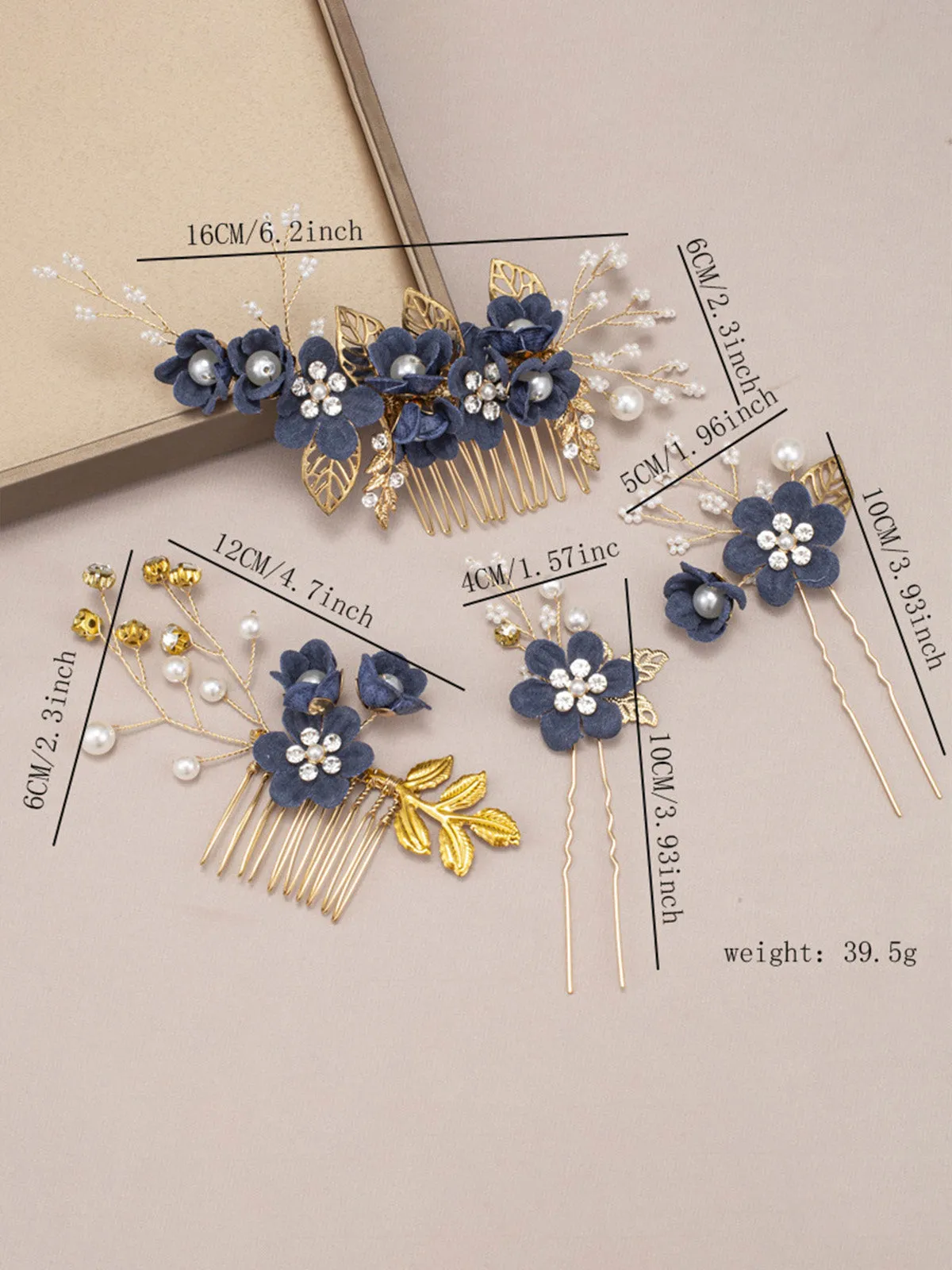 Bridal Haircomb HariPin Set