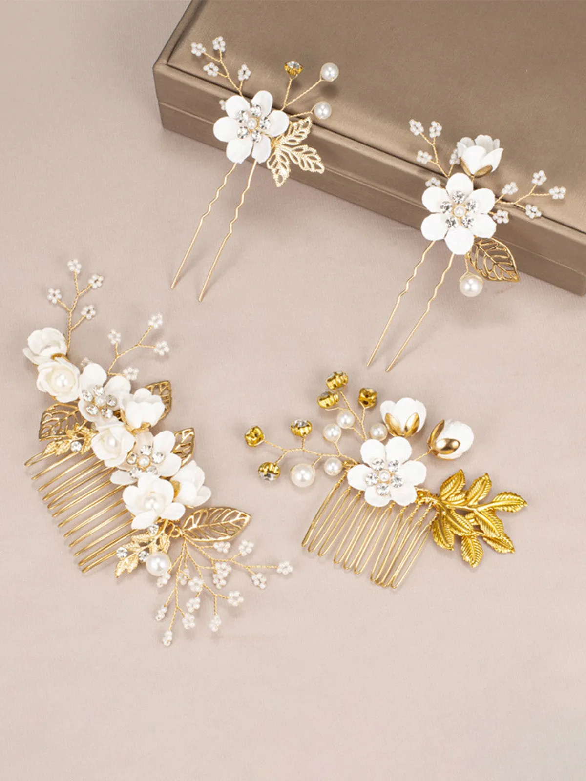 Bridal Haircomb HariPin Set
