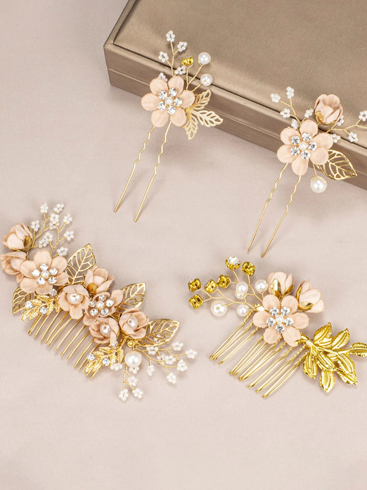 Bridal Haircomb HariPin Set