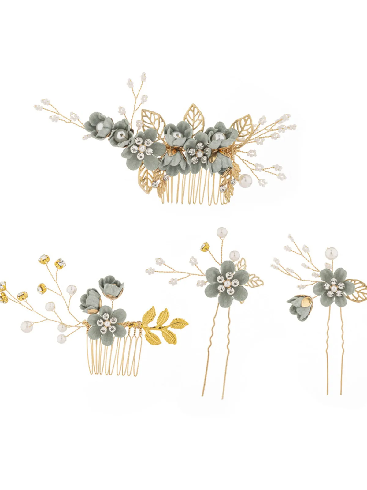 Bridal Haircomb HariPin Set
