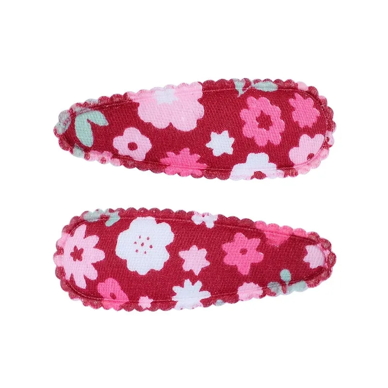 Children's Printed BB Clip Girl's Drop Clip Side Fringe Clip Hairpin Broken Hair Hairpin Headdress Side Clip 3582