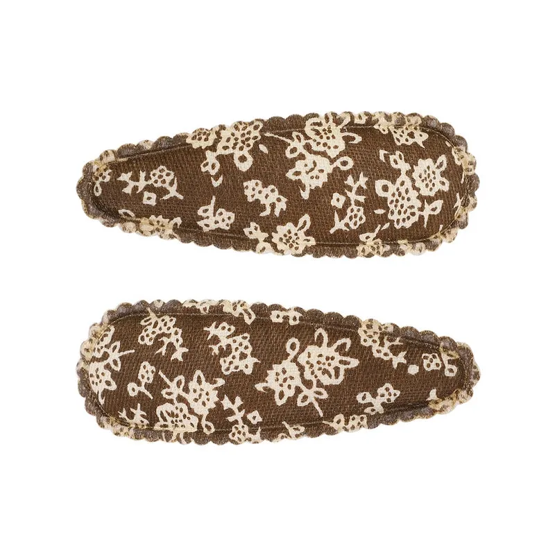 Children's Printed BB Clip Girl's Drop Clip Side Fringe Clip Hairpin Broken Hair Hairpin Headdress Side Clip 3582