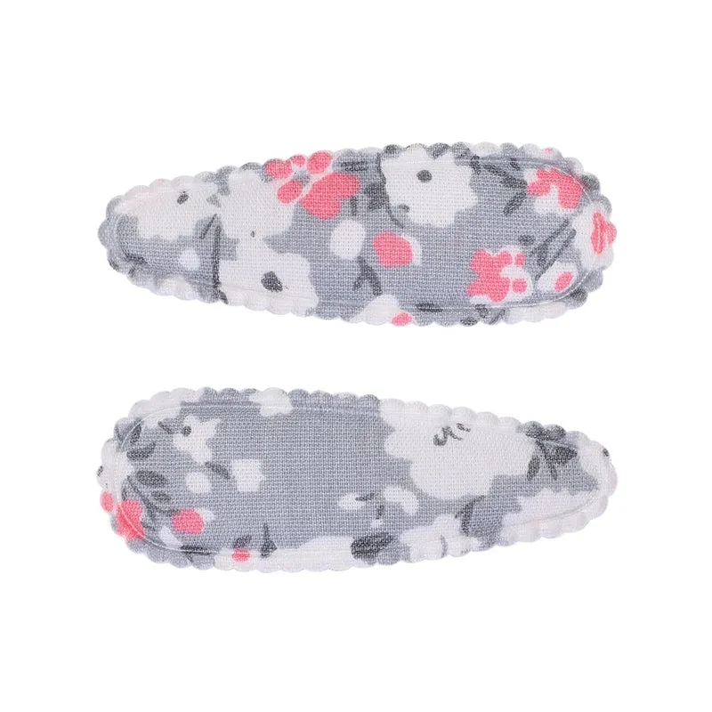 Children's Printed BB Clip Girl's Drop Clip Side Fringe Clip Hairpin Broken Hair Hairpin Headdress Side Clip 3582