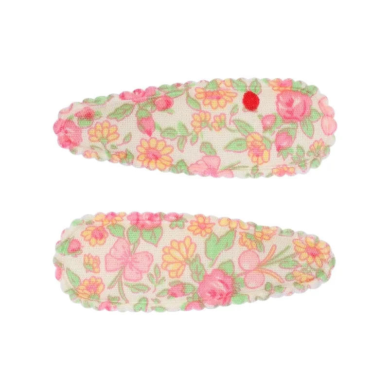 Children's Printed BB Clip Girl's Drop Clip Side Fringe Clip Hairpin Broken Hair Hairpin Headdress Side Clip 3582