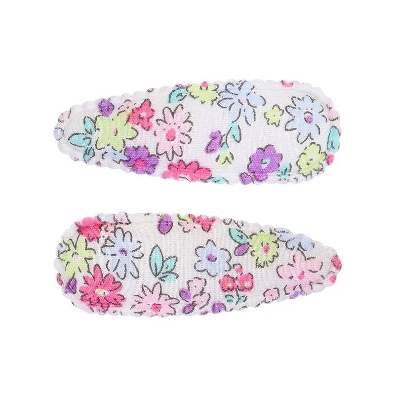 Children's Printed BB Clip Girl's Drop Clip Side Fringe Clip Hairpin Broken Hair Hairpin Headdress Side Clip 3582