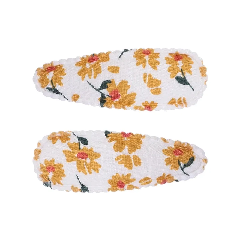 Children's Printed BB Clip Girl's Drop Clip Side Fringe Clip Hairpin Broken Hair Hairpin Headdress Side Clip 3582