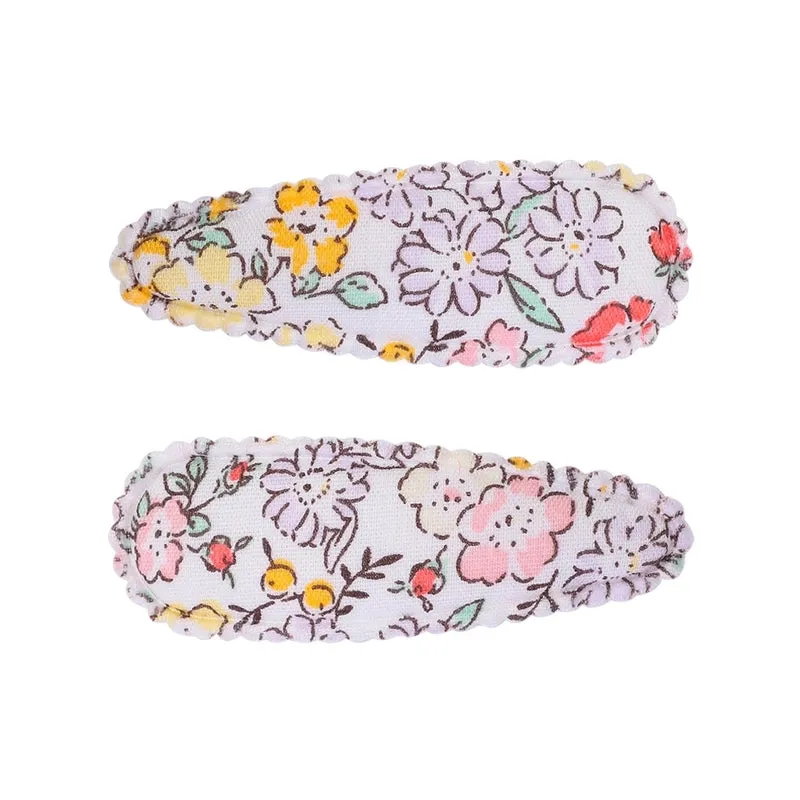 Children's Printed BB Clip Girl's Drop Clip Side Fringe Clip Hairpin Broken Hair Hairpin Headdress Side Clip 3582