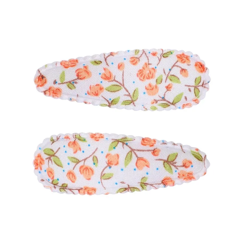Children's Printed BB Clip Girl's Drop Clip Side Fringe Clip Hairpin Broken Hair Hairpin Headdress Side Clip 3582