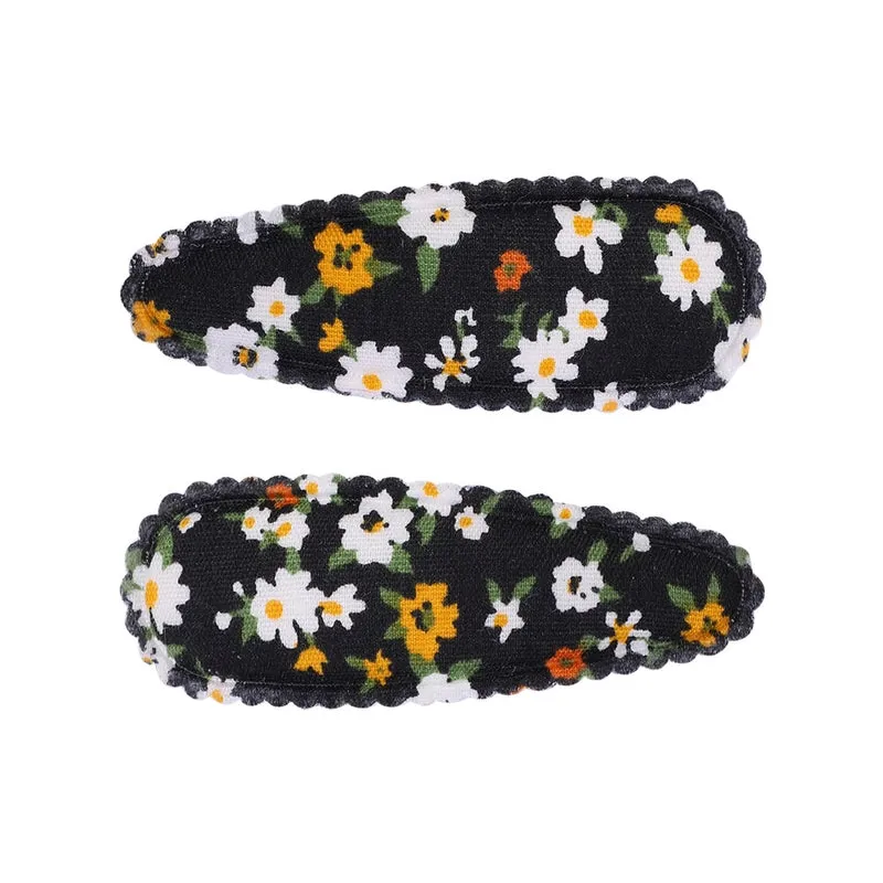 Children's Printed BB Clip Girl's Drop Clip Side Fringe Clip Hairpin Broken Hair Hairpin Headdress Side Clip 3582