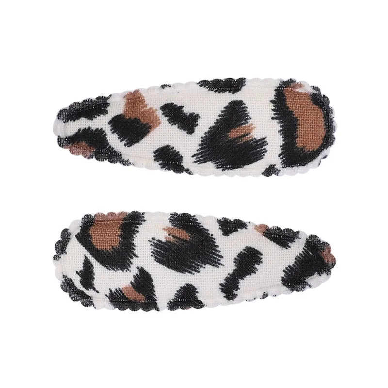 Children's Printed BB Clip Girl's Drop Clip Side Fringe Clip Hairpin Broken Hair Hairpin Headdress Side Clip 3582