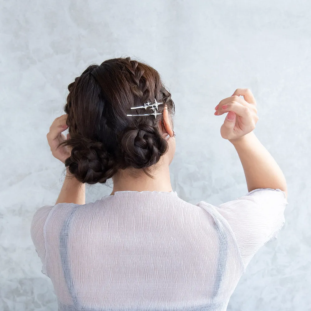 Cross Star Hairpin Set