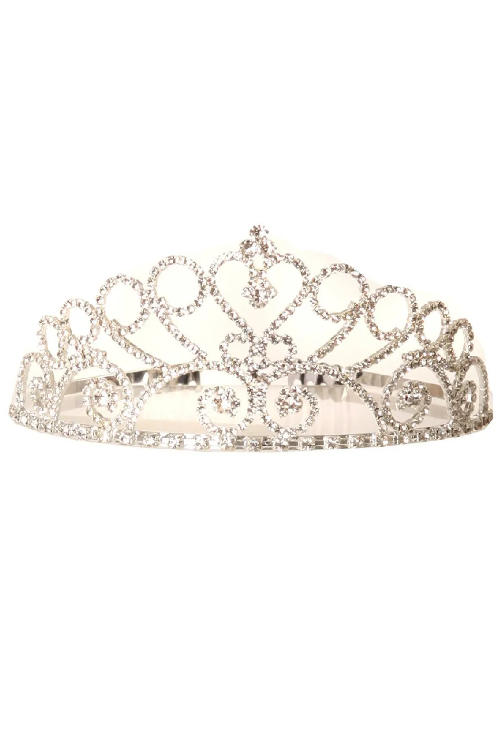 Girls Multi Color Wedding Pageant Rhinestone Comb Tiara