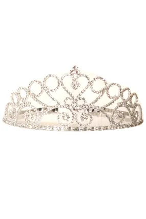 Girls Multi Color Wedding Pageant Rhinestone Comb Tiara