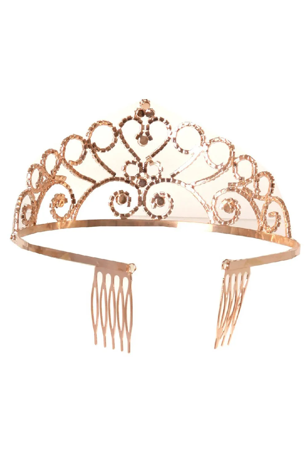Girls Multi Color Wedding Pageant Rhinestone Comb Tiara