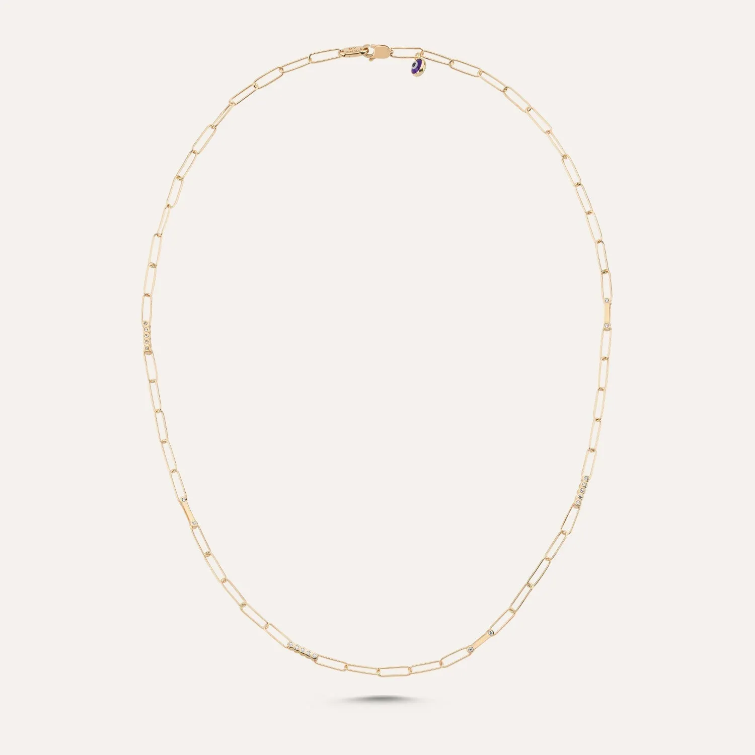 Gold-Filled Vintage Hairpin Link Necklace