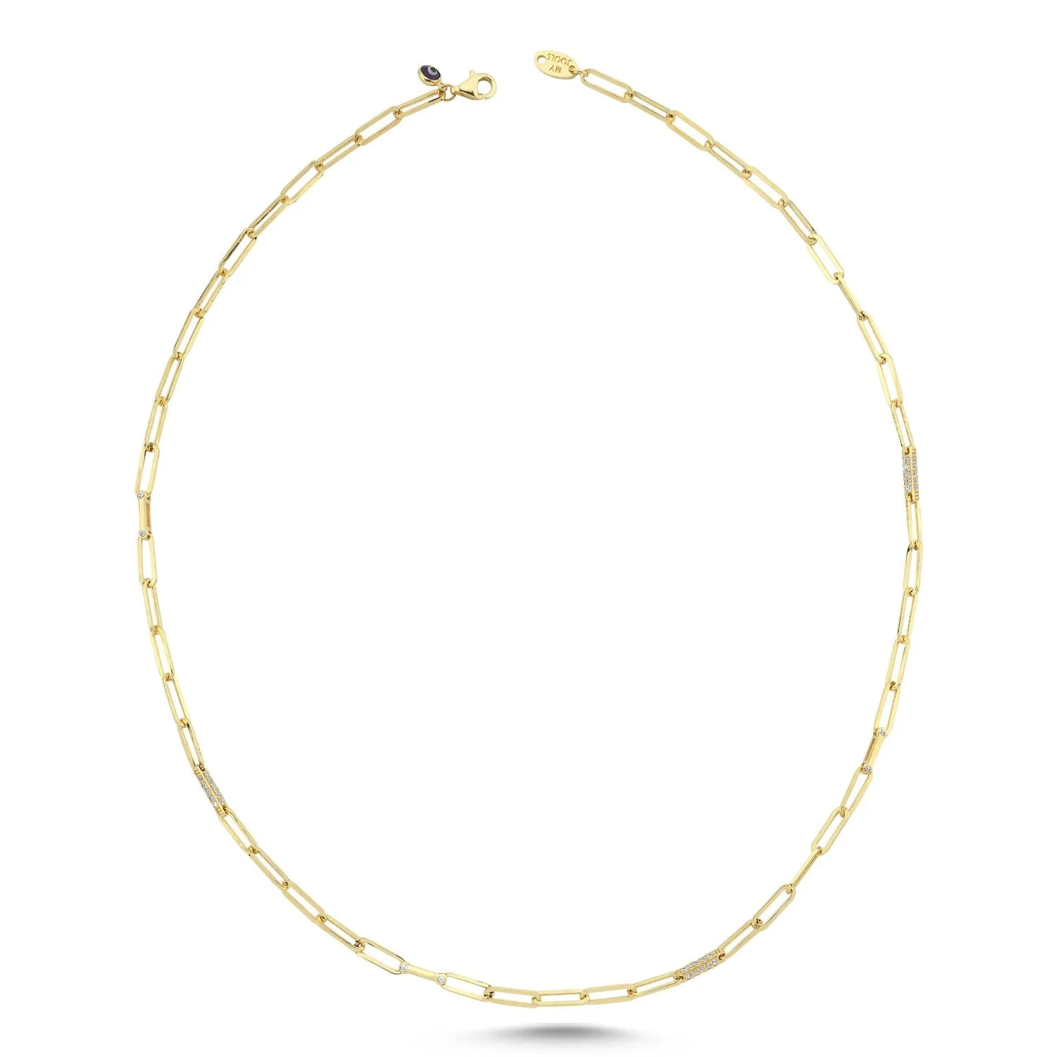 Gold-Filled Vintage Hairpin Link Necklace