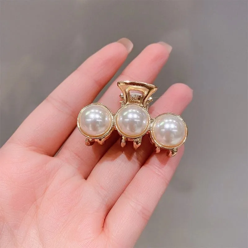 Half-Tie Hairpin Women's Small And Exquisite Side Broken Hairpin Bangs Small Grab Clip  New Back Head Clip Headwear