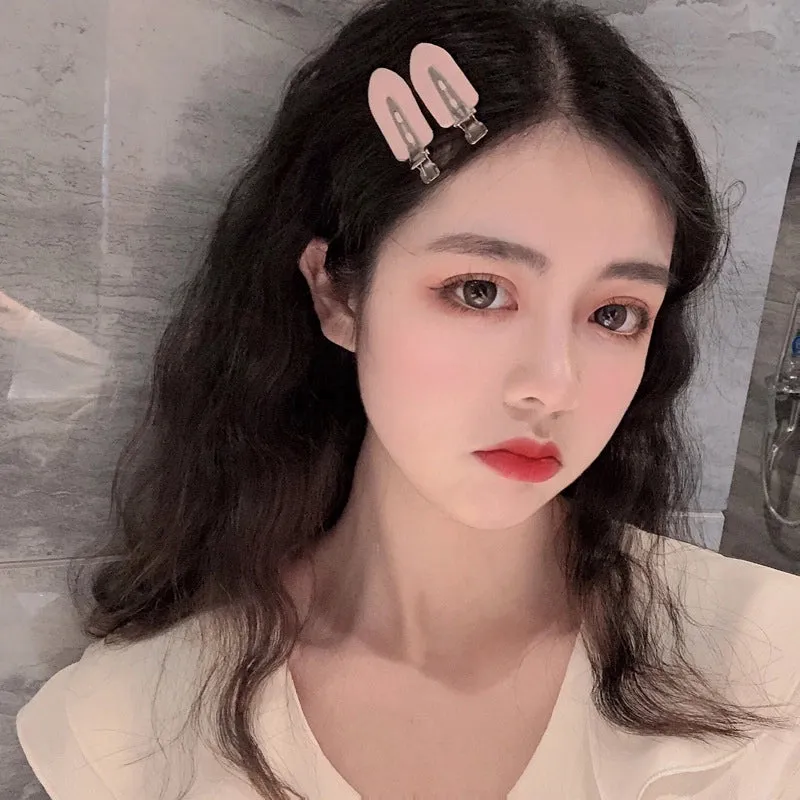 Japanese Seamless Hairpin Ouyang Nana  Bangs Clip Hair Breaking Artifact Female Hairpin Makeup Shaping Duckbill Clip
