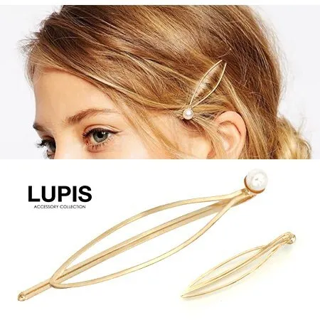 Leaf pearl hairpin