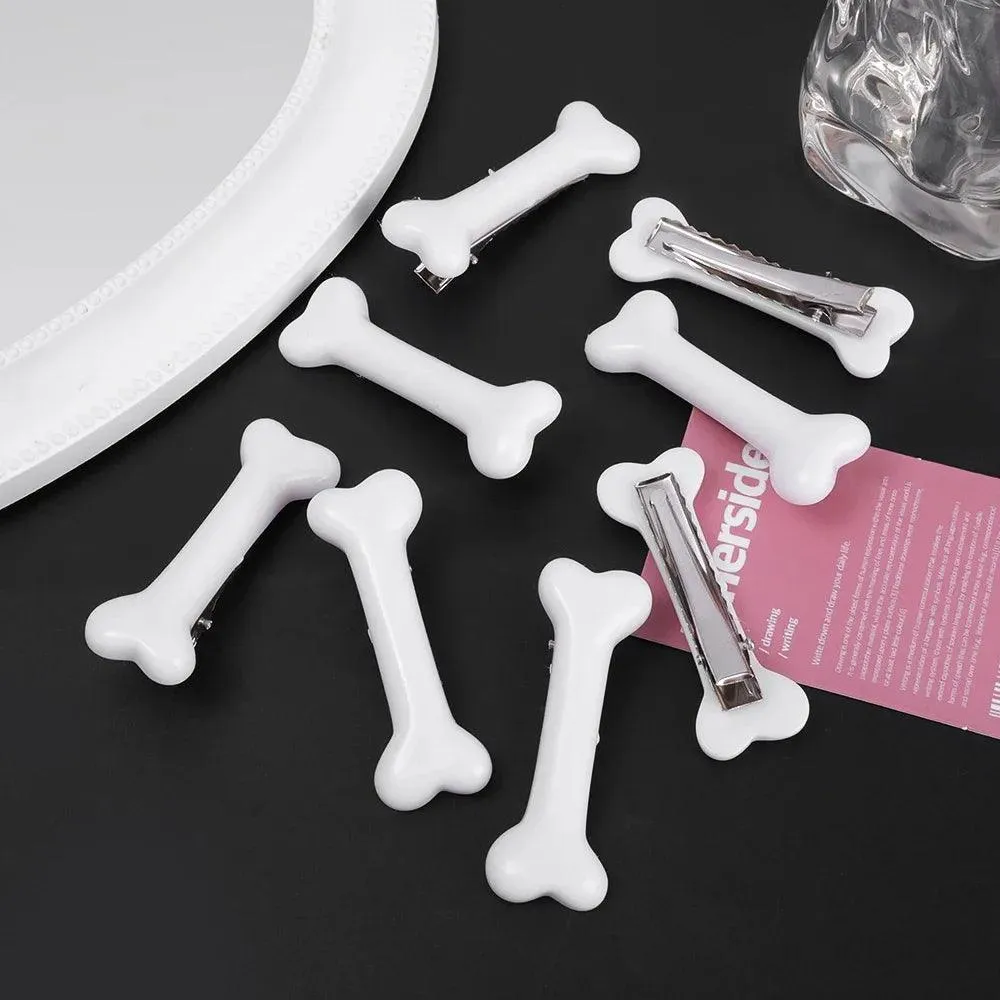 Lovely White Bone Hairpin Set: Stylish Clips & Chic Accessories - Fashion for Trendsetters