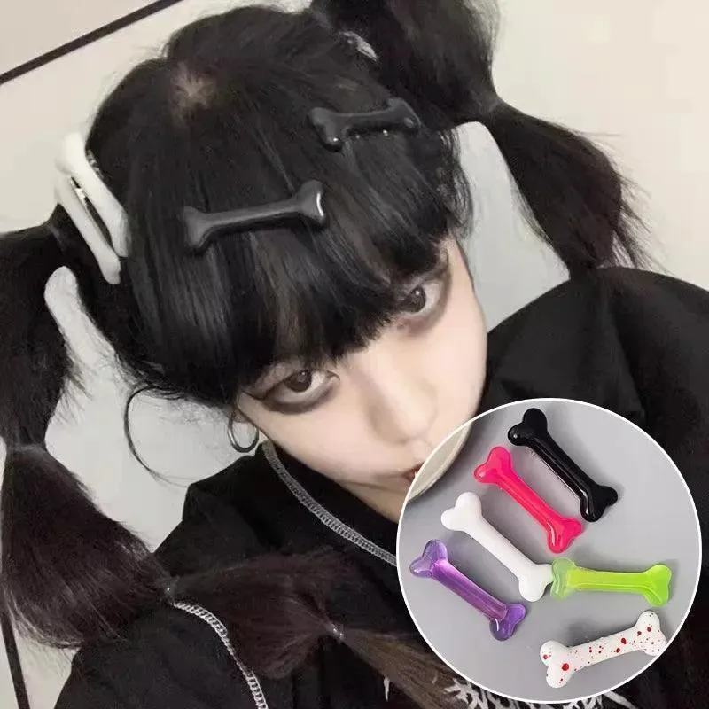 Lovely White Bone Hairpin Set: Stylish Clips & Chic Accessories - Fashion for Trendsetters