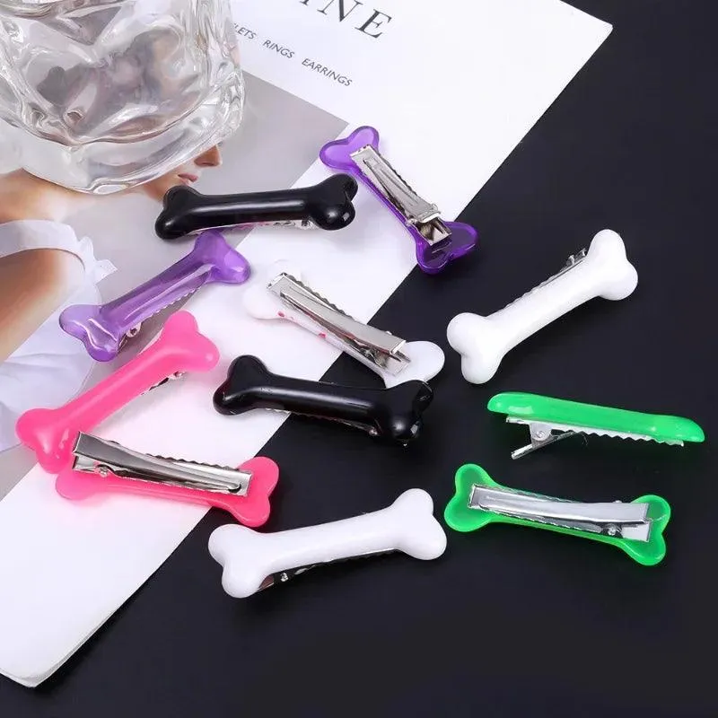 Lovely White Bone Hairpin Set: Stylish Clips & Chic Accessories - Fashion for Trendsetters
