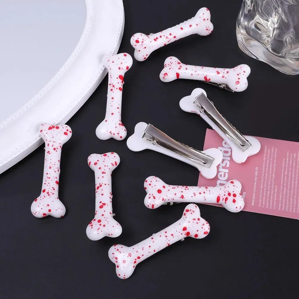 Lovely White Bone Hairpin Set: Stylish Clips & Chic Accessories - Fashion for Trendsetters