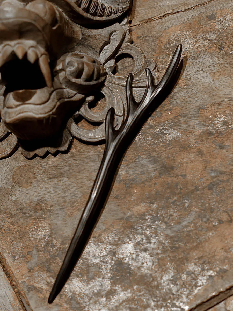 Mystic Deer | Sandalwood Hairpin