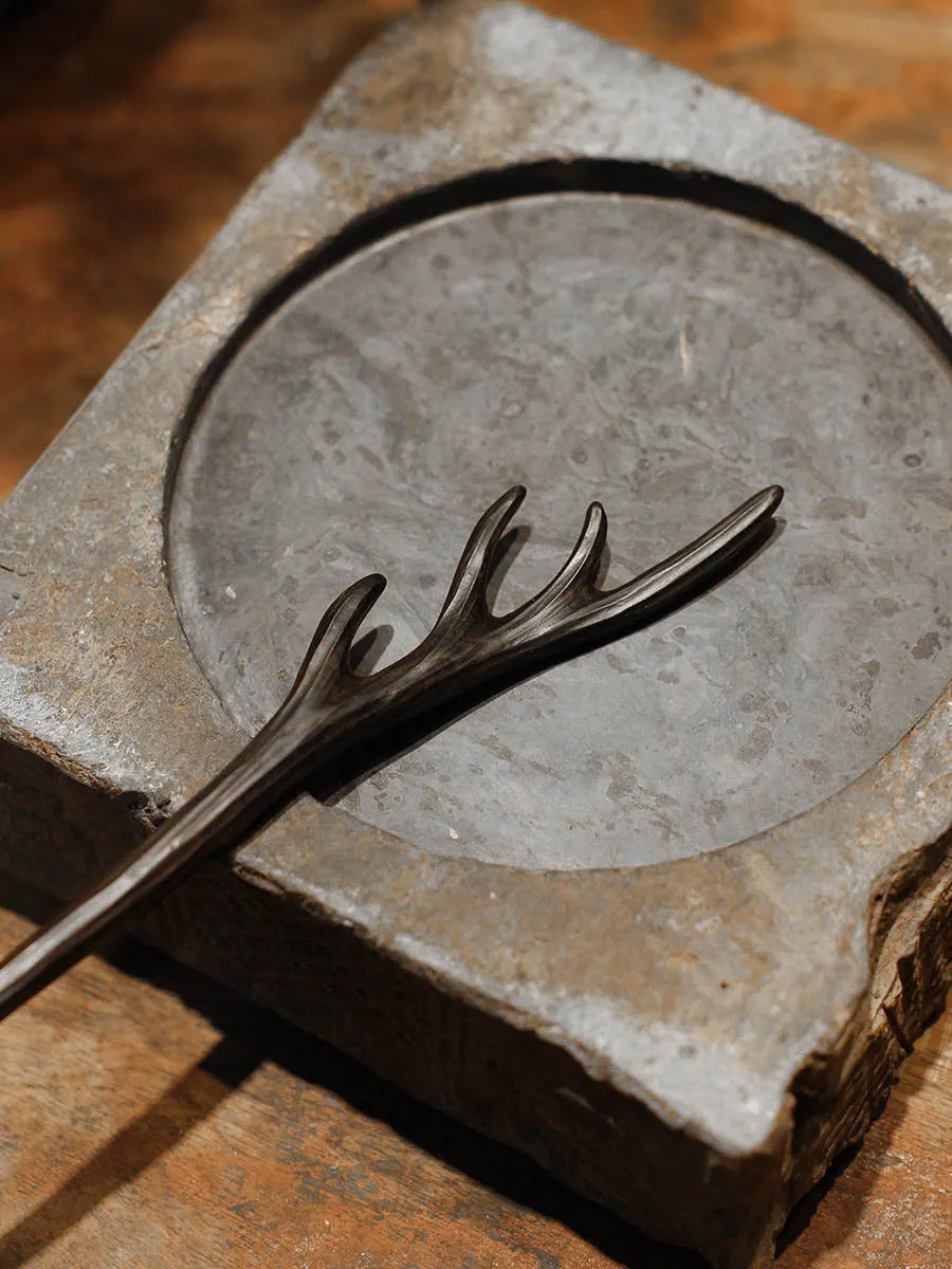 Mystic Deer | Sandalwood Hairpin