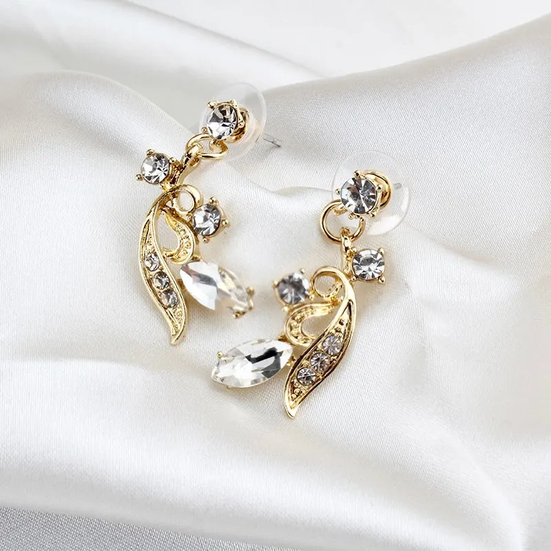 "Tangier" - Rhinestone Bridal Jewelry Set - Available in Gold and Silver