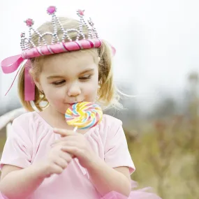 Ribbon Tiara Dark Pink