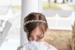 Sophia Pearl Flower Girl Tiara