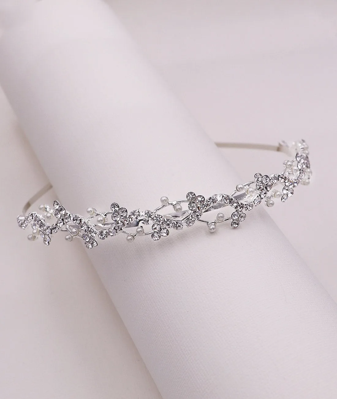 Sophia Pearl Flower Girl Tiara