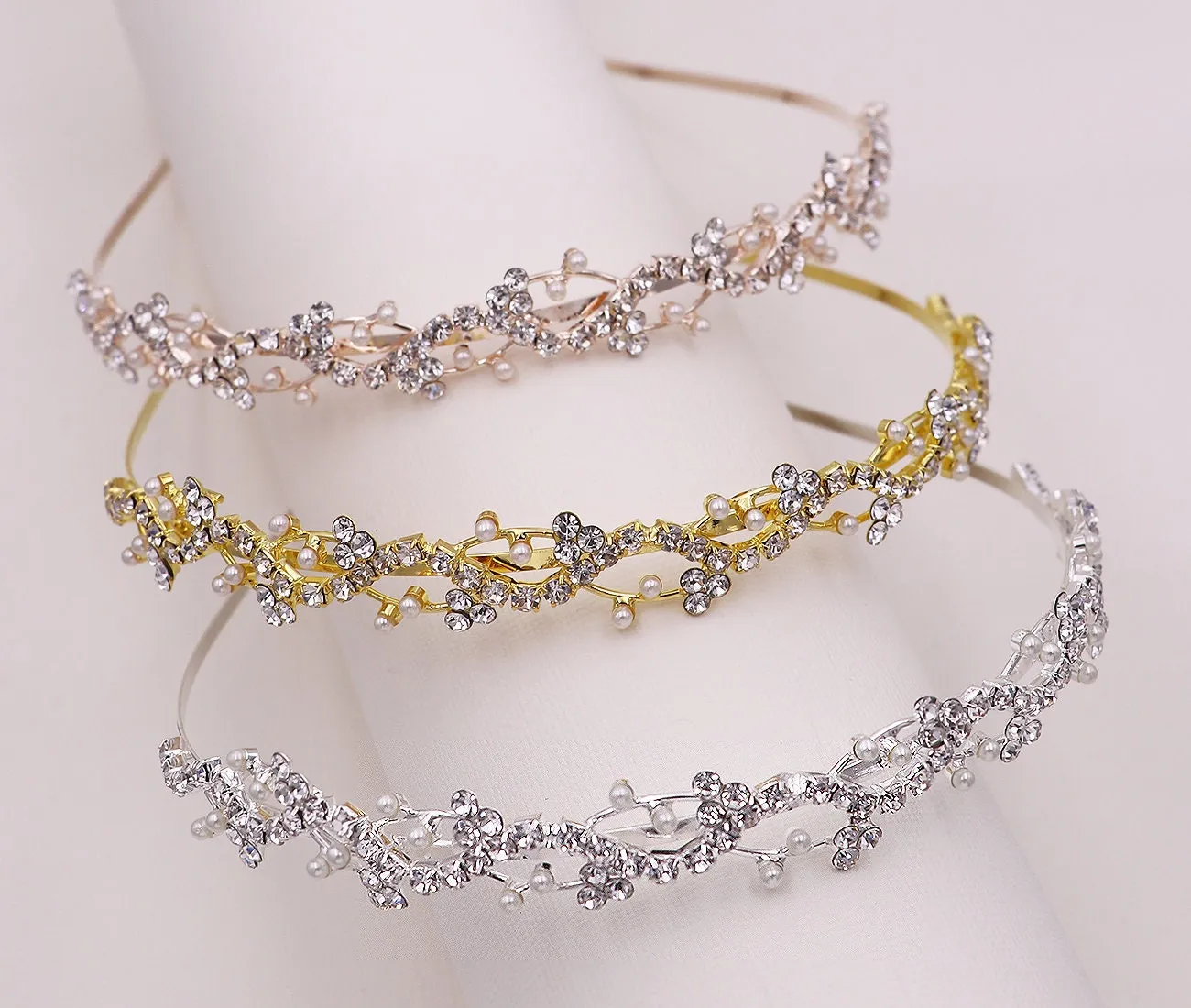 Sophia Pearl Flower Girl Tiara