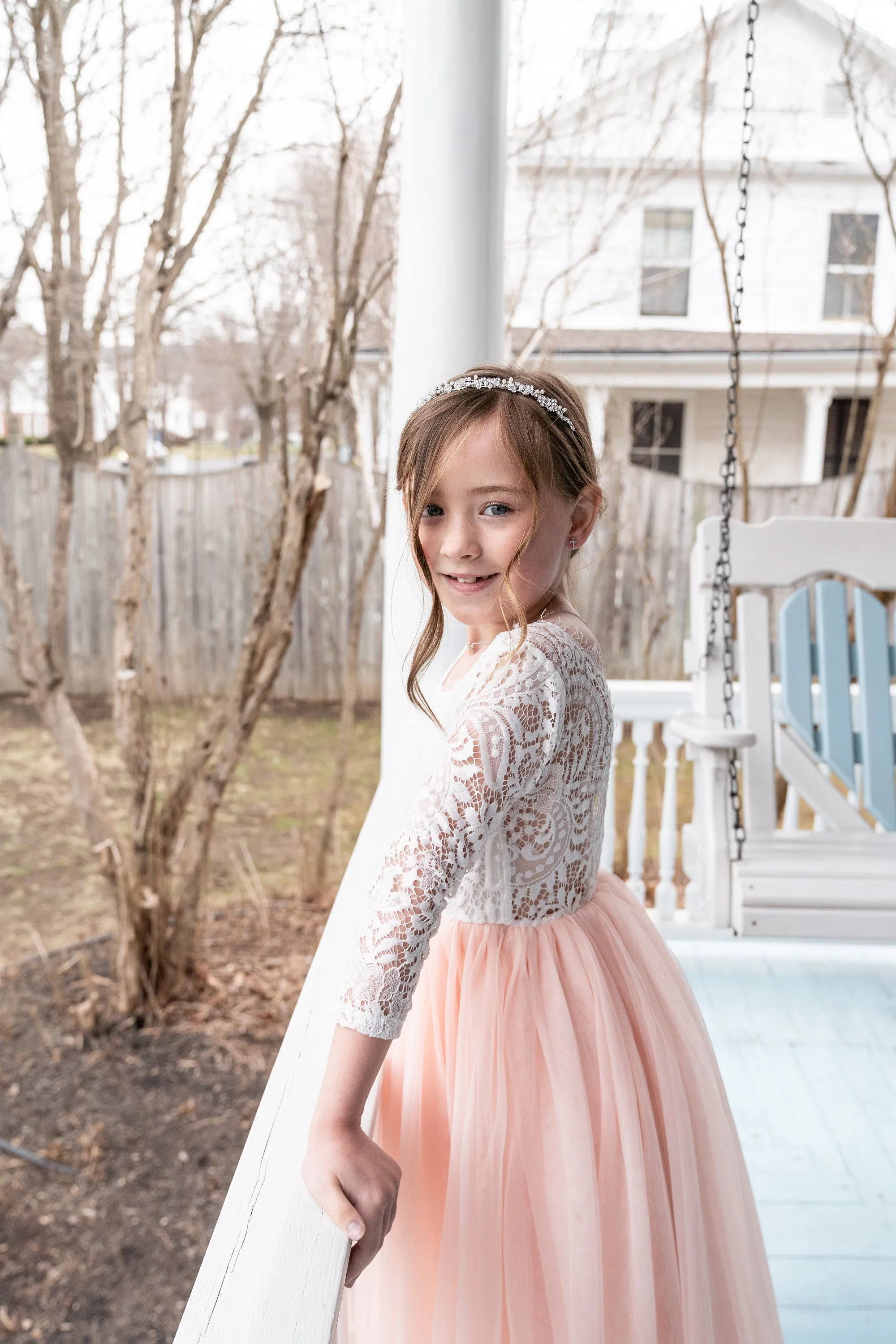 Sophia Pearl Flower Girl Tiara