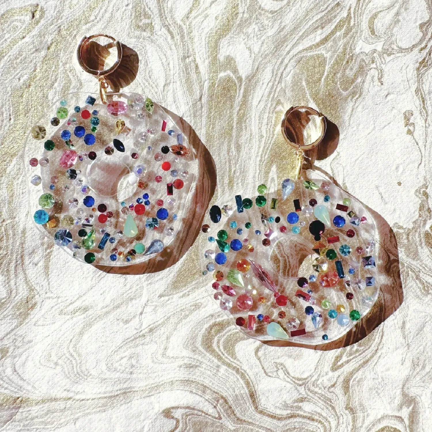 Vintage Rhinestone Margaux Earrings