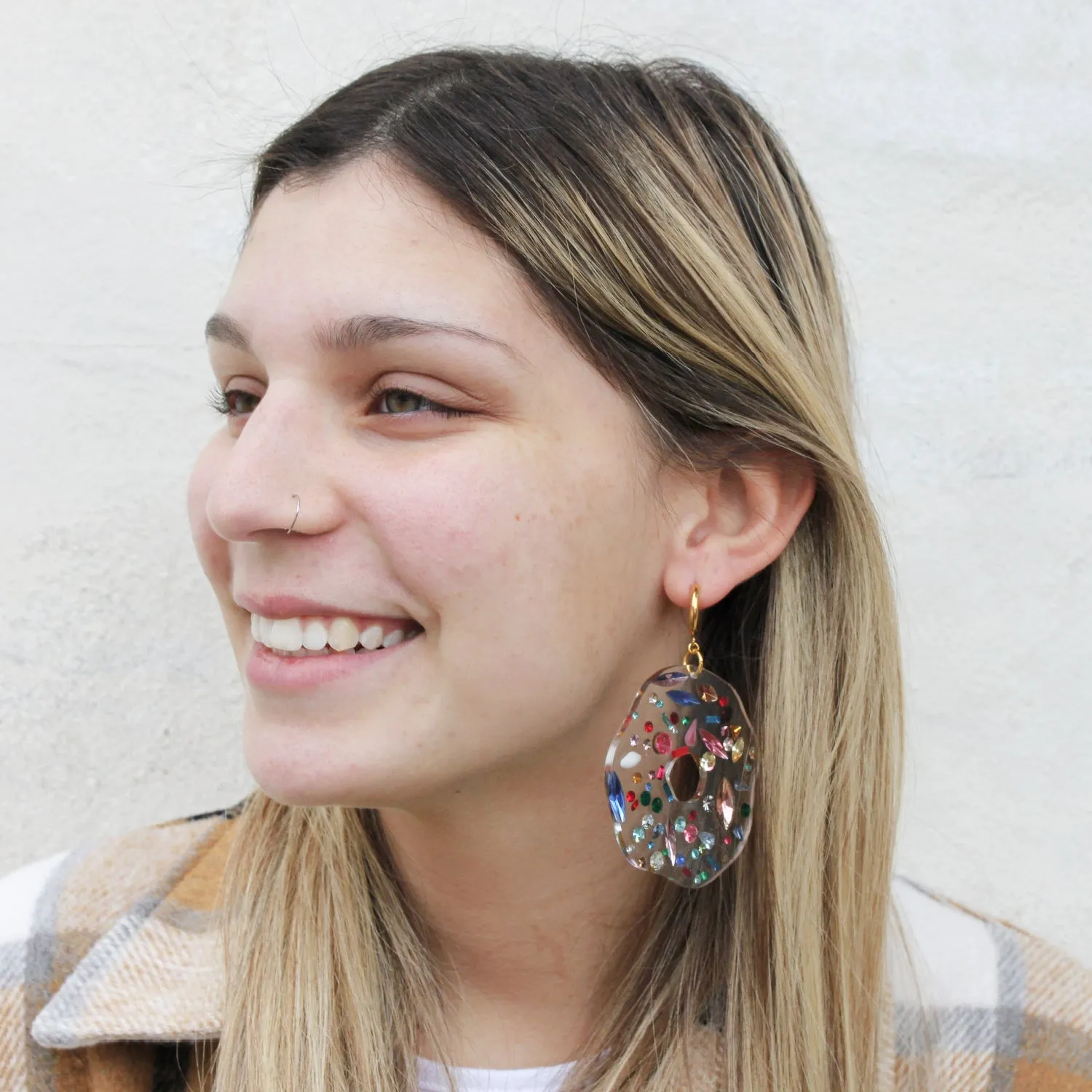 Vintage Rhinestone Margaux Earrings