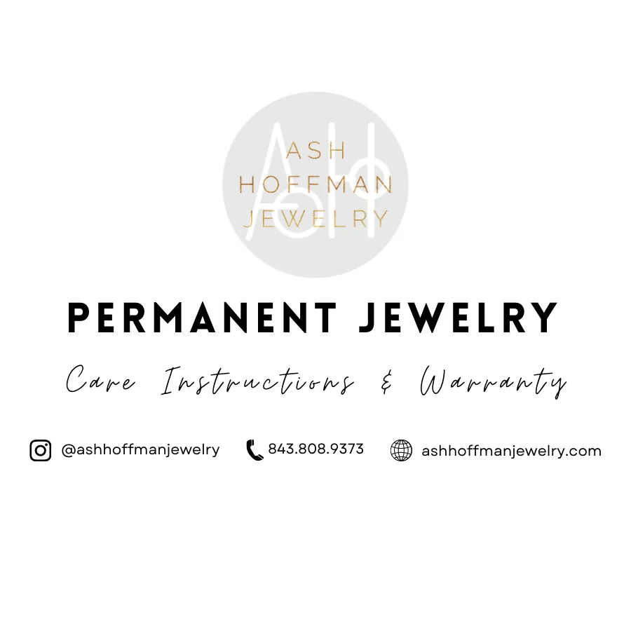welded permanent jewelry appointment