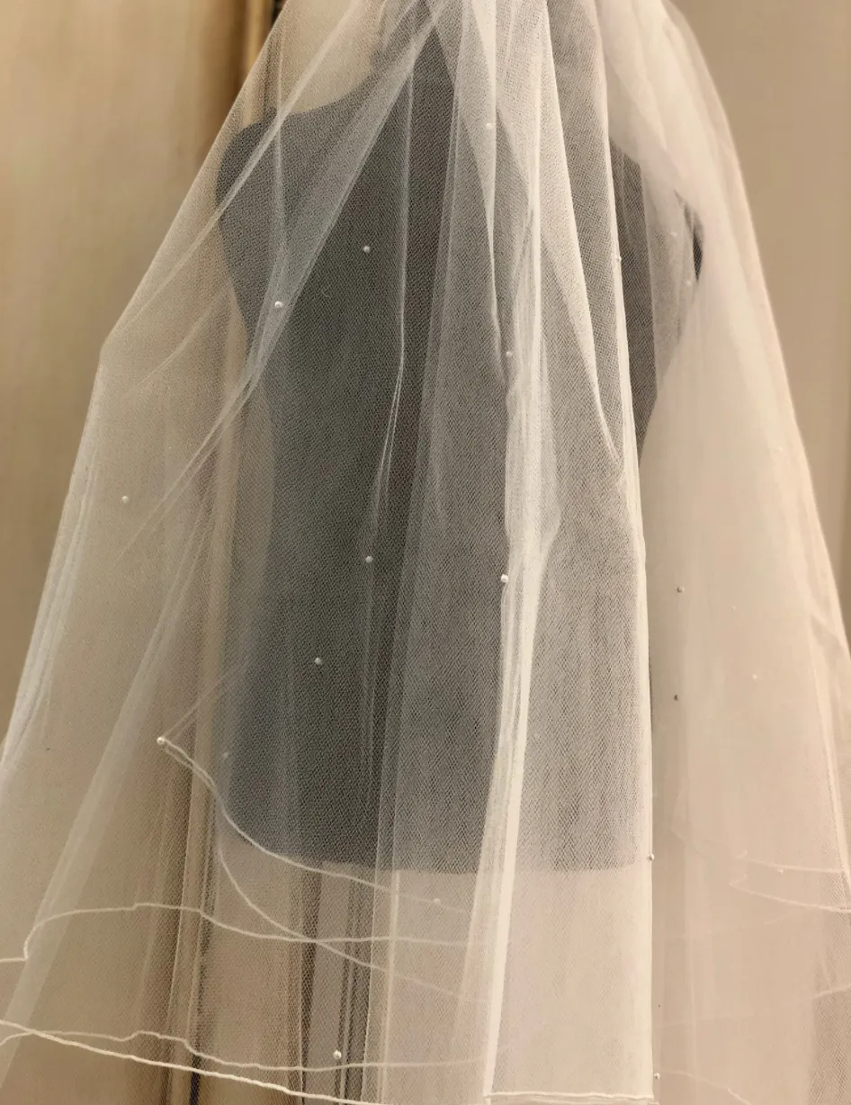 White Pearl and Crystal Tiara